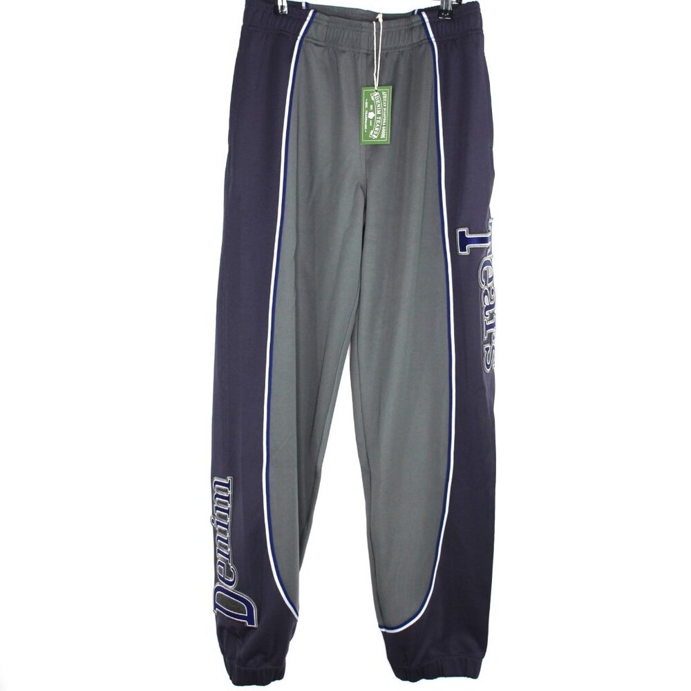 Denim Tears Mens Medium 30 x 33 Y2K Style Spell Out Track Pants NEW O960
